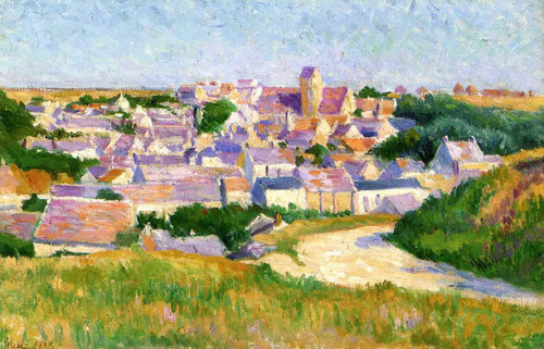 Willow On The Banks Of The Cure By Maximilien Luce By Maximilien Luce