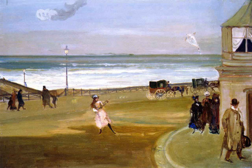 Windy Day At Brighton By Charles Conder By Charles Conder