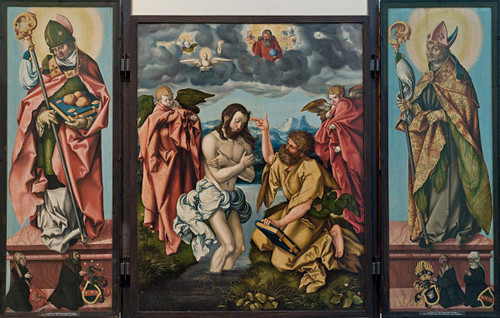 Winged Altarpiece Of St John The Baptist By Hans Baldung Grien By Hans Baldung Grien