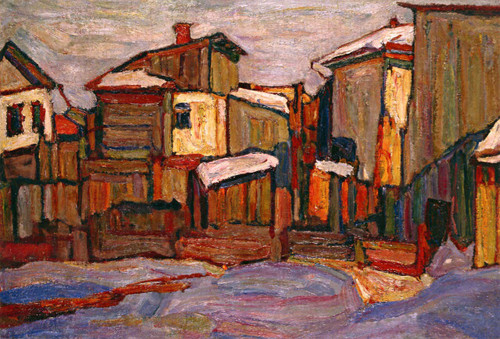 Winter, Near Kiev By Abraham A. Manievich