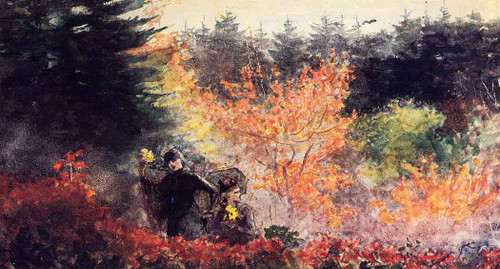 Woods At Prout's Neck By Winslow Homer