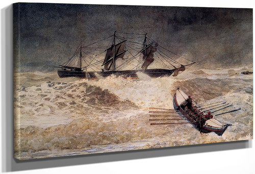 Wreck Of The Iron Crown By Winslow Homer