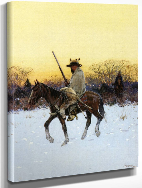 After The Hunt 1 By Henry F. Farny By Henry F. Farny