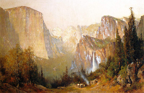 Yosemite Valley 123 By Thomas Hill By Thomas Hill