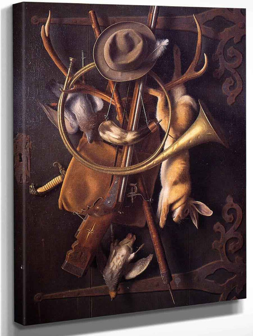 After The Hunt 3 By William Michael Harnett  By William Michael Harnett