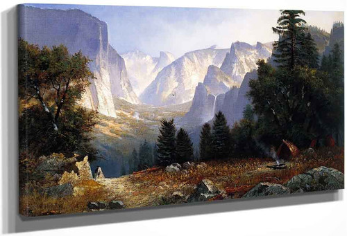 Yosemite Valley By Edwin Deakin By Edwin Deakin