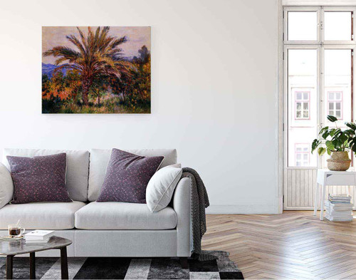 A Palm Tree At Bordighera By Claude Oscar Monet