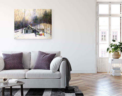 A Snowy Monday By Lilla Cabot Perry A Snowy Monday By Lilla Cabot Perry