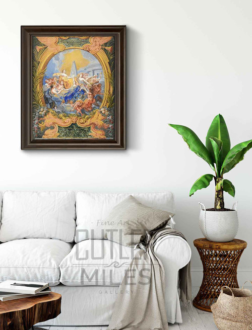 Allegory Of The Mariage Of The Dauphin By Antoine Coypel Ii By Antoine Coypel Ii