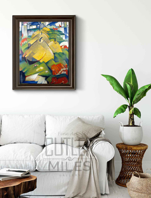 Alpine Scene By Franz Marc By Franz Marc Alpine Scene By Franz Marc By Franz Marc