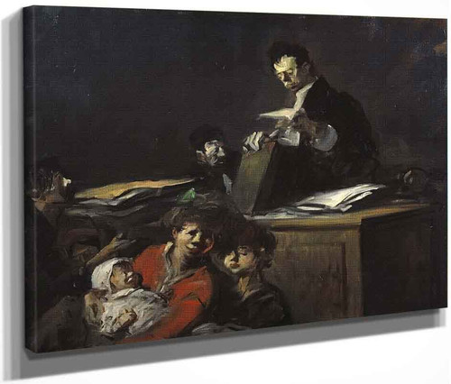 Counsel And Accused By Jean Louis Forain  By Jean Louis Forain