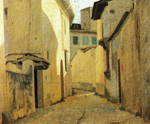 Country Road By Giuseppe Abbati By Giuseppe Abbati