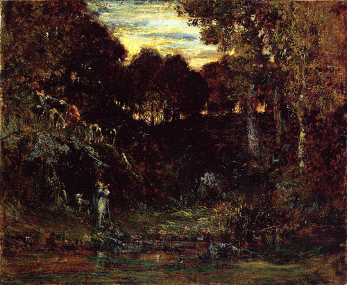 Cows Returning From The Mountainside By Theodore Rousseau