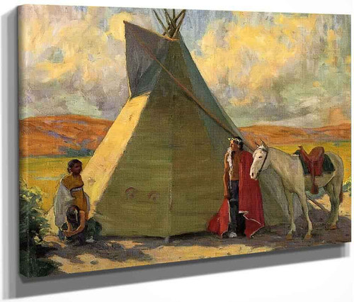 Crow Tent By E. Irving Couse
