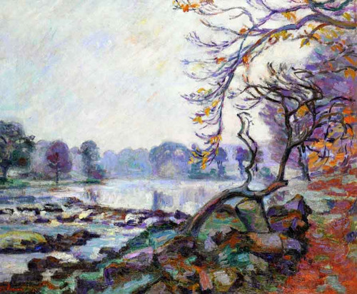 Dam At Genetin, Crozant By Armand Guillaumin Dam At Genetin, Crozant By Armand Guillaumin