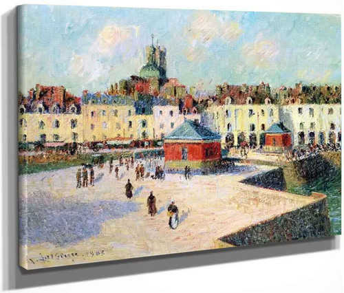 Dieppe, Le Quai De Carenage By Gustave Loiseau By Gustave Loiseau