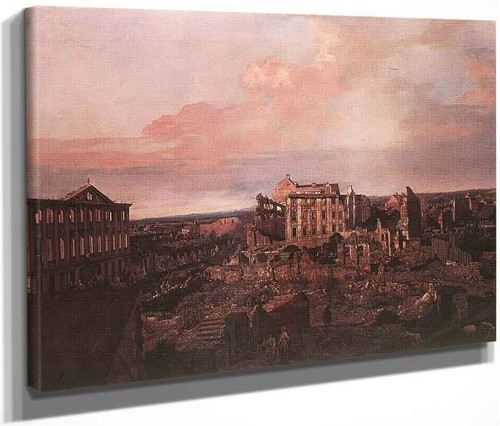 Dresden, The Ruins Of The Pirnaische Vorstadt By Bernardo Bellotto