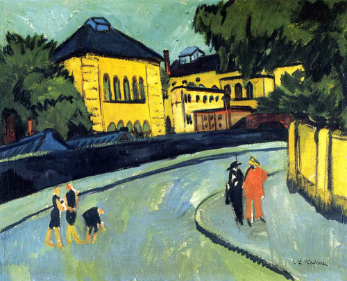 Dresden Friedrichstadt By Ernst Ludwig Kirchner By Ernst Ludwig Kirchner