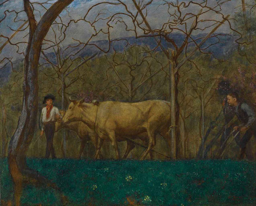 Dusk On Lake Garda By Hans Thoma Dusk On Lake Garda By Hans Thoma