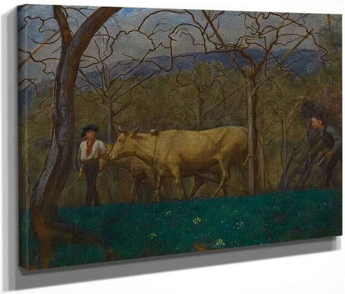 Dusk On Lake Garda By Hans Thoma Dusk On Lake Garda By Hans Thoma