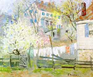 Early Spring Landscape By Gari Melchers