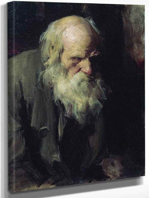 An Old Man By Abram Efimovich Arkhipov