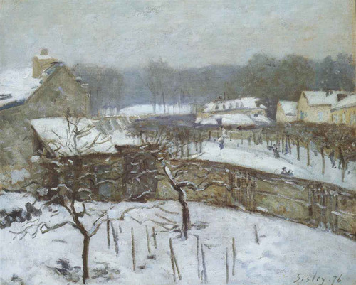 Effect Of Snow, Marly By Alfred Sisley