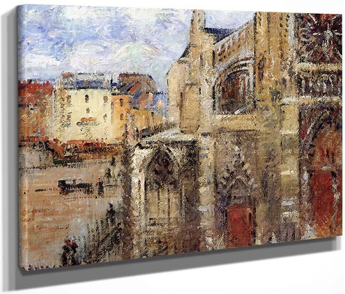 Eglise Saint Jacques, Dieppe By Gustave Loiseau By Gustave Loiseau