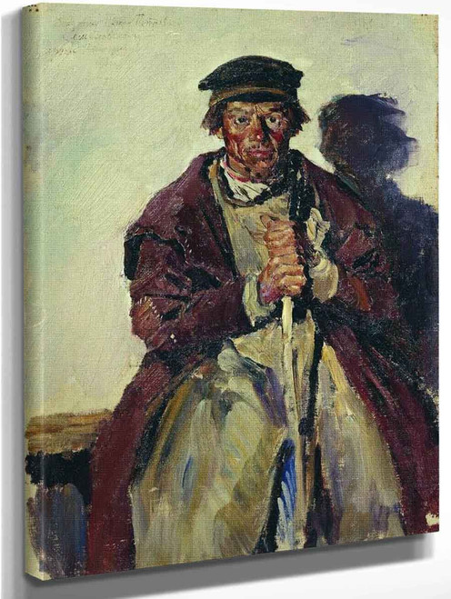 An Old Peasant By Sergei Arsenevich Vinogradov Russian 1869 1938