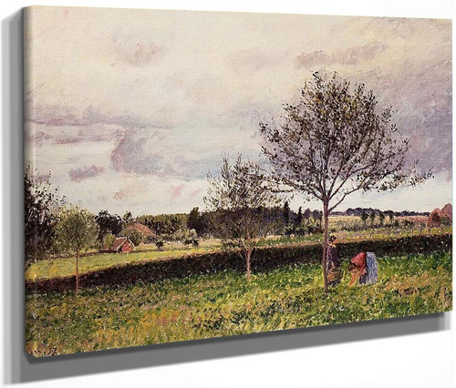 Eragny Landscape, Le Pre By Camille Pissarro By Camille Pissarro