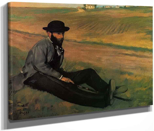 Eugene Manet By Edgar Degas By Edgar Degas