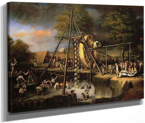 Exhumation Of The Mastadon By Charles Willson Peale