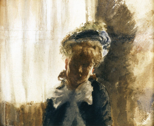 Face By Giuseppe De Nittis By Giuseppe De Nittis