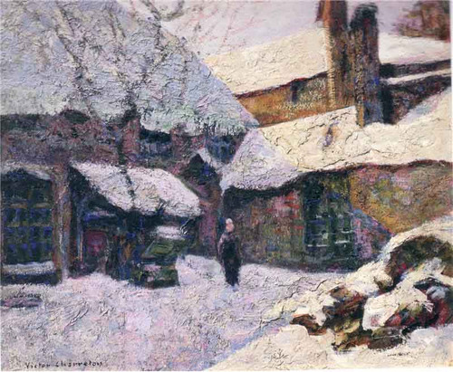 Farm In Bresouleilles By Victor Charreton