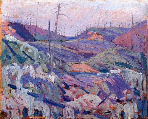 Fire Swept Hills By Tom Thomson(Canadian, 1877 1917)