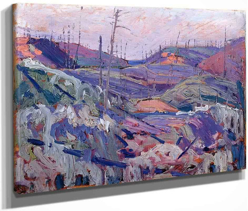 Fire Swept Hills By Tom Thomson