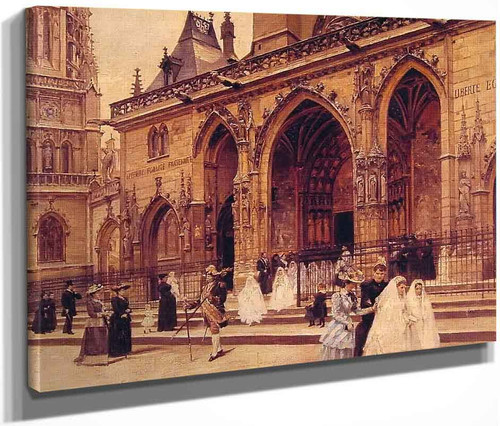 First Communion By Jean Georges Beraud By Jean Georges Beraud