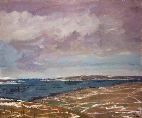 Flotta And Weddel Sound By Sir John Lavery, R.A. By Sir John Lavery, R.A. Flotta And Weddel Sound By Sir John Lavery, R.A. By Sir John Lavery, R.A.