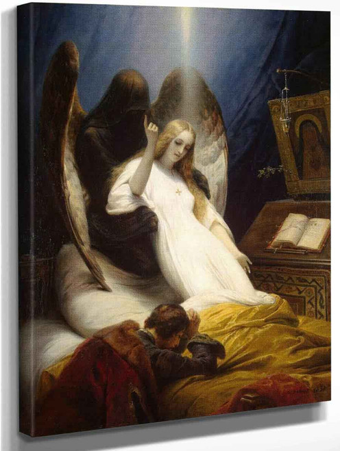 Angel Of Death By Horace Vernet