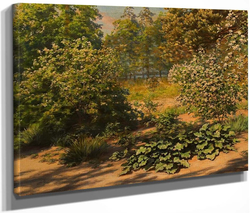 Flowering Shrubs In The Garden By Johan Krouthen By Johan Krouthen