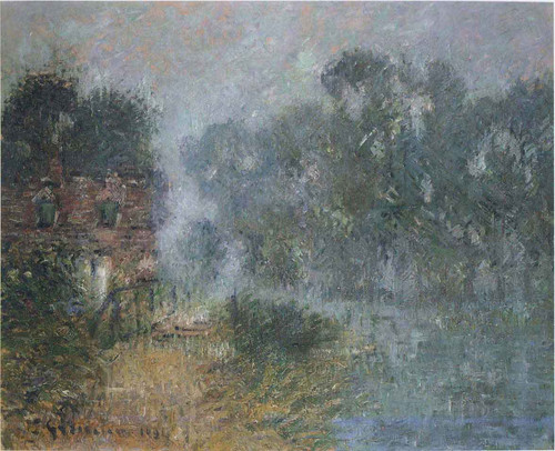 Fog By The Eure By Gustave Loiseau By Gustave Loiseau