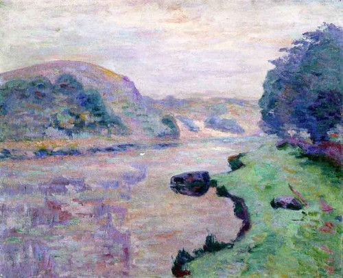 Fog On The Creuse, Echo Rock By Armand Guillaumin