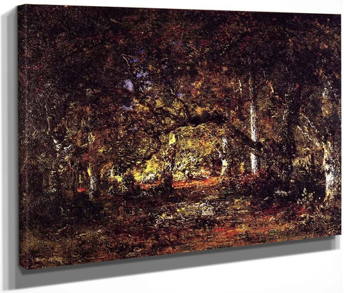 Forest Interior By Theodore Rousseau