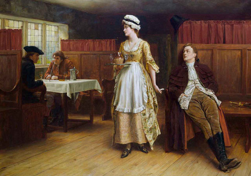 Forewarned Is Forearmed By George Goodwin Kilburne By George Goodwin Kilburne