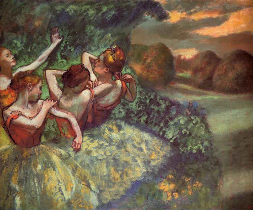 Four Dancers2 By Edgar Degas By Edgar Degas