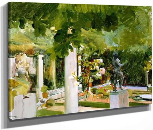 Garden Of The Sorolla House By Joaquin Sorolla Y Bastida Print or 