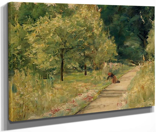 Gardener In The Wannsee Garden By Max Liebermann By Max Liebermann