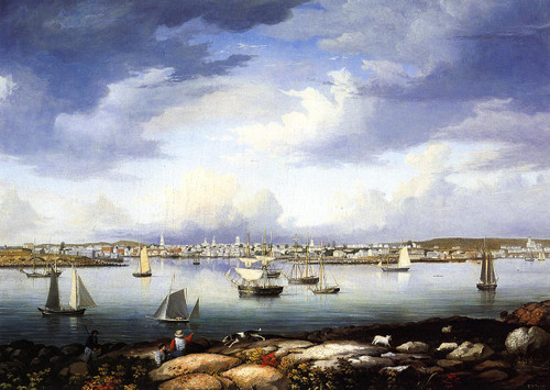 Gloucester From Rocky Neck By Fitz Henry Lane Gloucester From Rocky Neck By Fitz Henry Lane