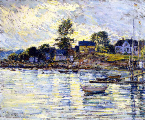 Gloucester Harbor 3 By Frederick Childe Hassam  By Frederick Childe Hassam