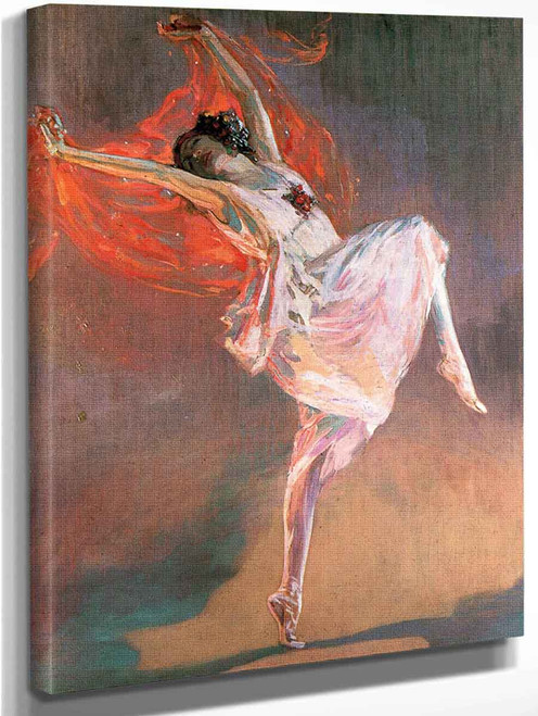 Anna Pavlova As A Bacchante By Sir John Lavery, R.A. By Sir John Lavery, R.A.